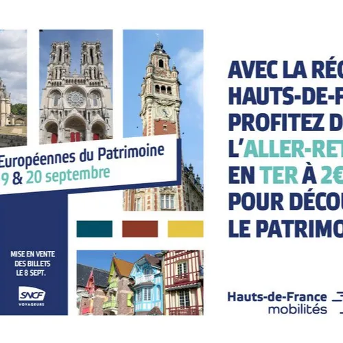 Journées du patrimoine : le TER à 2 € aller-retour dans les...