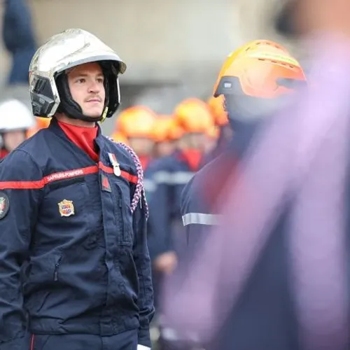 Un pompier décoré pour son geste héroïque à Amiens
