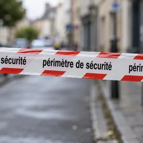 Un périmètre de sécurité établi à Melun en raison d'un risque...