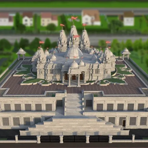 Le premier temple hindou de France sera inauguré dimanche, à...