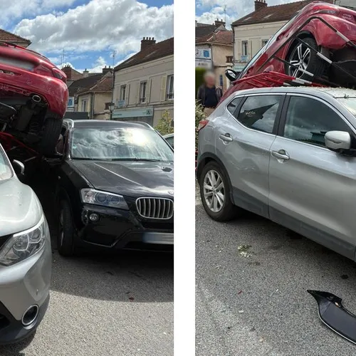 Un accident rocambolesque ce mardi matin à Saint-Germain-sur-Morin