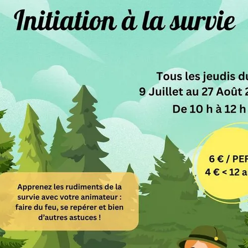 Apprenez à survivre dans la nature à La Ferté-Vidame