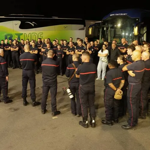 Incendies en Gironde : 146 pompiers des Hauts-de-France envoyés en...