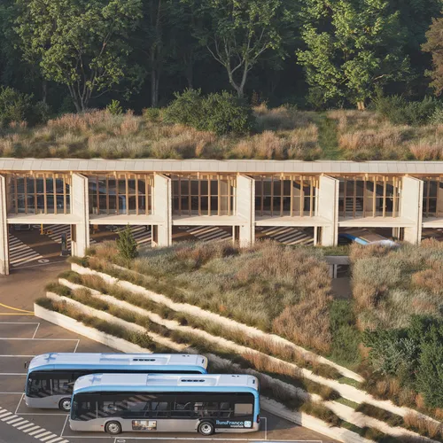 Île-de-France : un projet de centre opérationnel de bus à 34...
