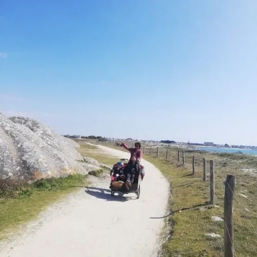 Balades guidées en triporteur avec Ribin