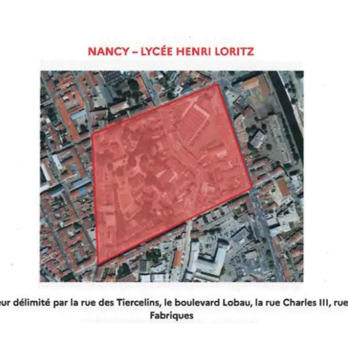 À Nancy, le lycée Henri Loritz sera aussi survolé par des drones ce vendredi. 
