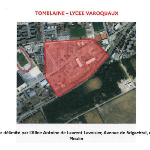 À Tomblaine, le lycée Arthur Varoquaux sera également survolé demain. 