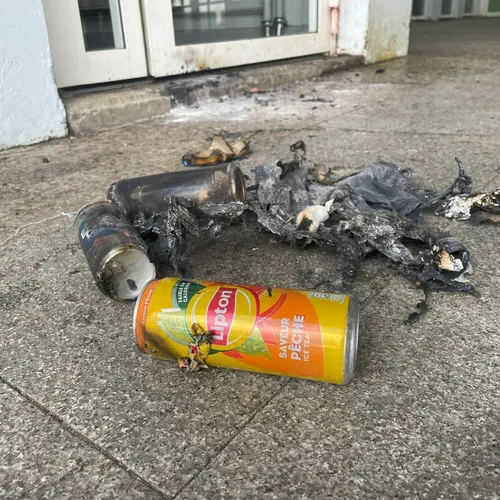 Un des quatre départs de feu 