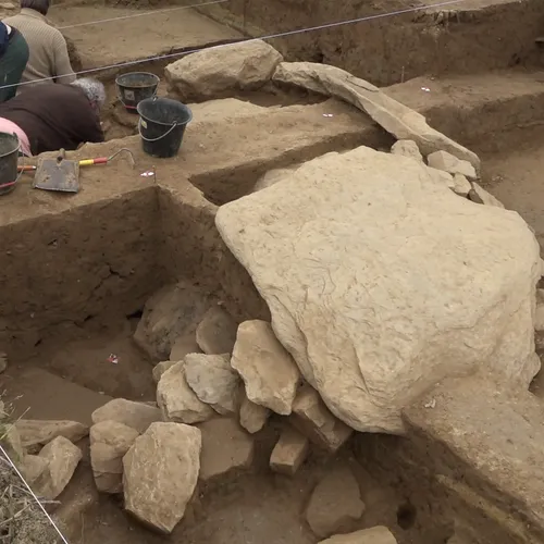 Chantier de fouilles de Saint-Belleg (Leuhan, 29)