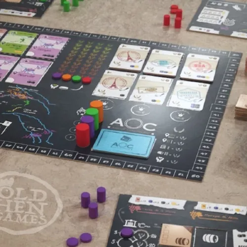 Un jeu de société sur le champagne 