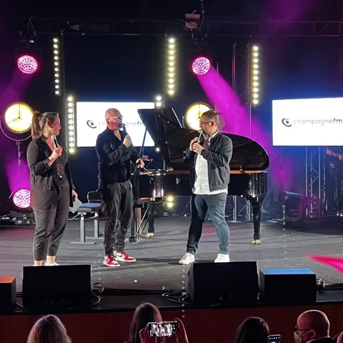 Champagne FM Live avec Pascal Obispo et Janie