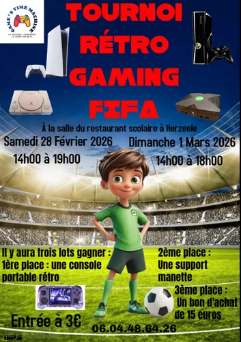 "UN TOURNOI RETRO GAMING FIFA"