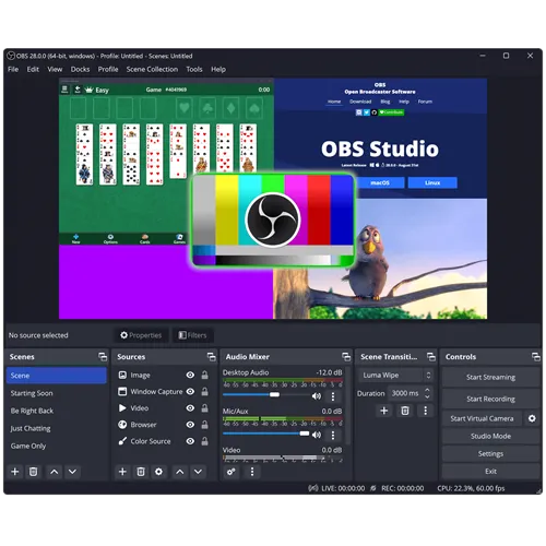 Atelier jeunesse : Mixage & Streaming vidéo (avec OBS)