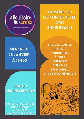 CAUSERIE SUR LES CONTES DE FEES AVEC ANNIE BYACHE