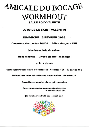 LOTO de la Saint Valentin