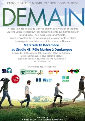 Documentaire Demain et rencontre avec des associations du Dunkerquois