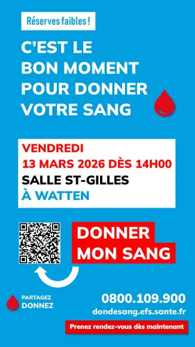 Don de sang à Watten
