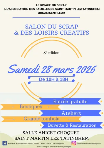 Salon du Scrap & des Loisirs Créatifs - Saint-Martin-lez-Tatinghem