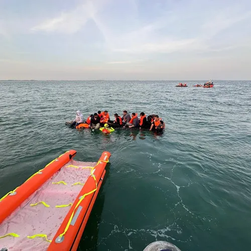 82 personnes exilées assistées au large de Dunkerque