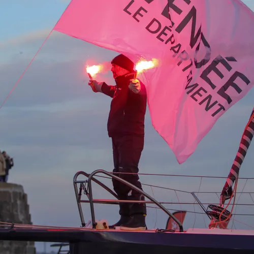 L'entrée de Fabrice Amedeo dans le chenal.