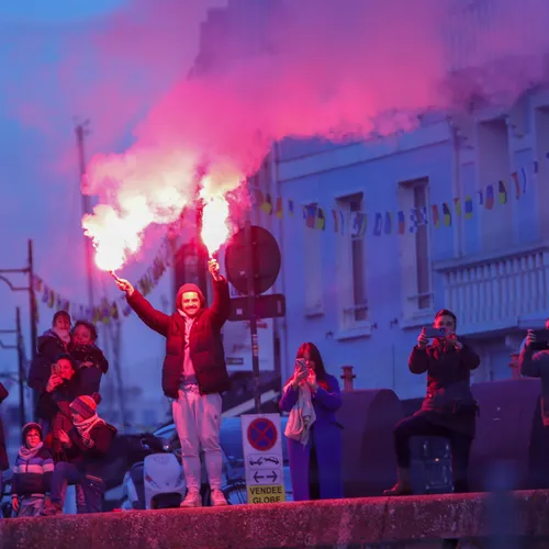 Le public est venu en nombre pour accueillir le Segréen Fabrice Amedeo.