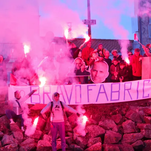 La célèbre Fédé de la Lose est venu supporter Fabrice Amedeo.
