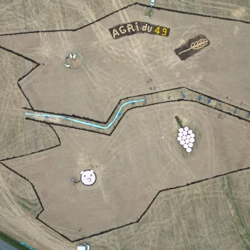 Les agriclteurs de la FDESA 49 ont représenté le département de Maine-et-Loire avec ses spécialités.