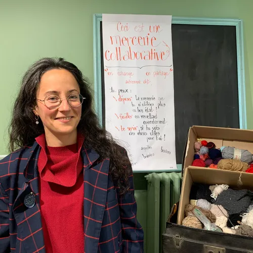 Lucile Bourguignon, président de l'association L'Âme du Fil