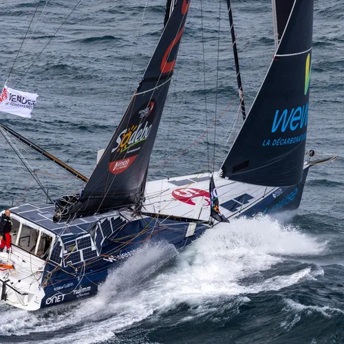 Fabrice Amedeo, à bord de Nexans-Wewise, a bouclé son deuxième Vendée Globe.