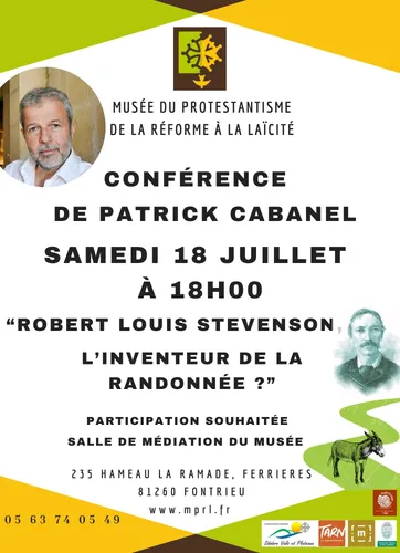 Conférence "Robert-Louis Stevenson : l’inventeur de la randonnée ? "