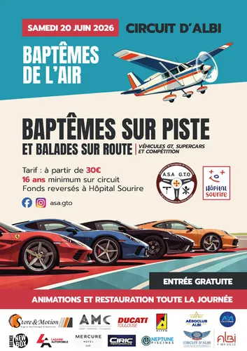 Journée Baptêmes sur Piste et dans l'Air 