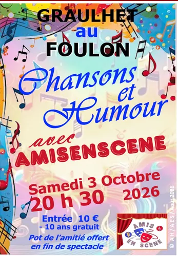 HUMOUR ET CHANSONS Avec la Troupe AMISENSCENE