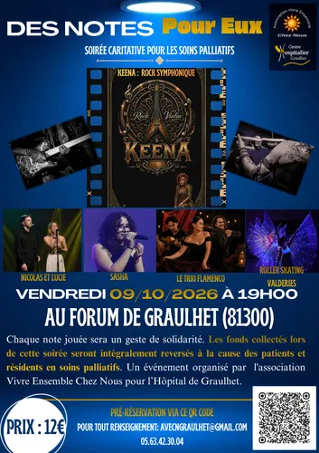 CONCERT SOLIDAIRE AU PROFIT DES PATIENTS DU SERVICE DE MEDECINE ET...