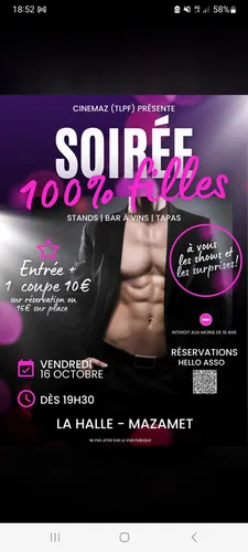 Soirée 100% Filles