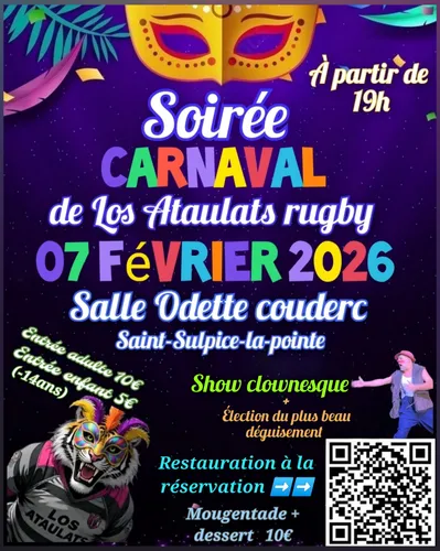 Soirée festive sur le thème du Carnaval