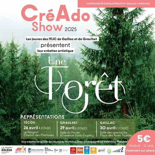  Créado Show 2025 : "Une Forêt", trois dates pour vibrer avec la...