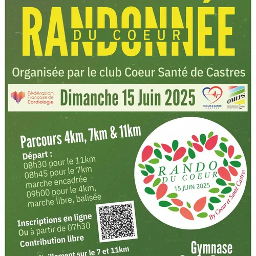  Randonnée du Cœur à Castres : marcher pour sa santé