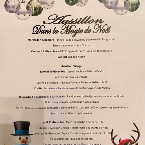 Noël s'annonce joyeux à Aussillon !