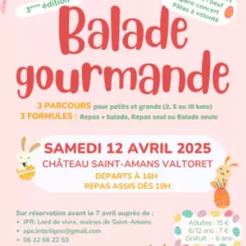 Balade Gourmande à Saint-Amant-Soult 