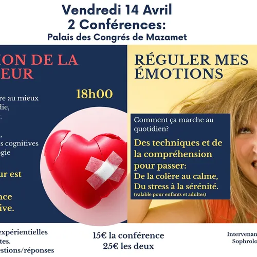 Deux nouvelles conférences d'Aurélie Amand à Mazamet !