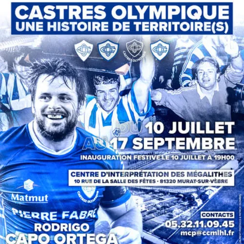 Une superbe expo sur le Castres-Olympique...