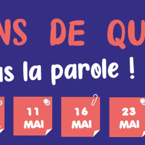 Des réunions de quartiers...