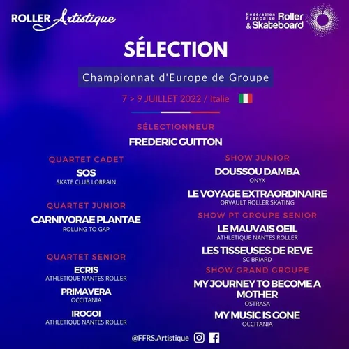 Le patinage artsitique à roulette !