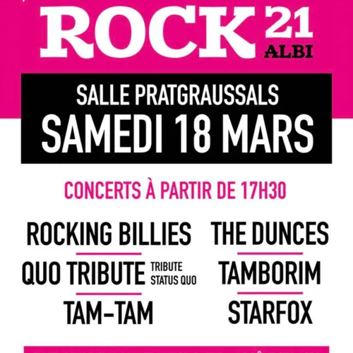 Rock 21 revient à Albi !