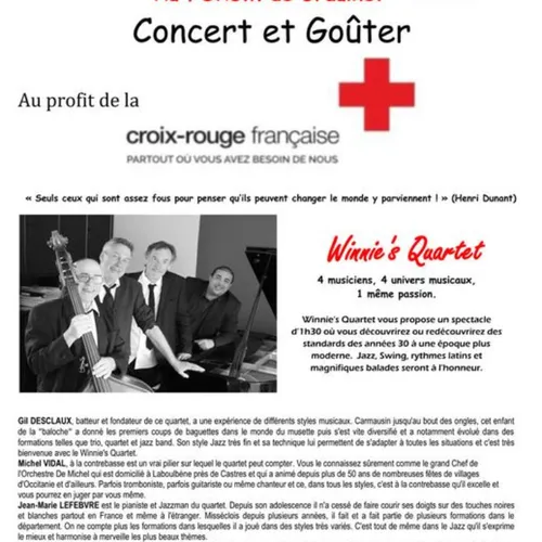 Un goûter concert au profit des bénévoles de la Croix-Rouge !