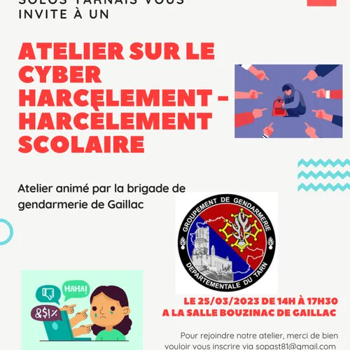 Stop au harcélement scolaire et sur la toile !