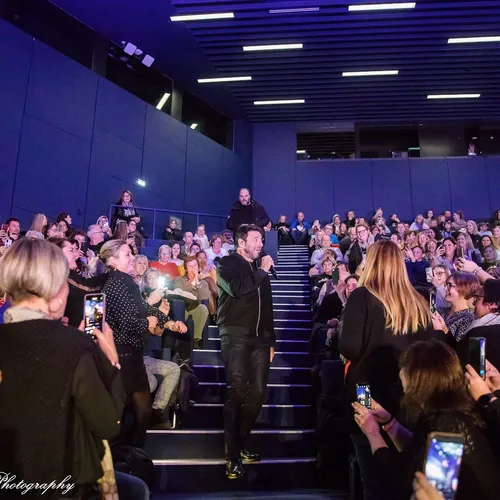 Patrick Bruel et Ycare au PMC de Strasbourg