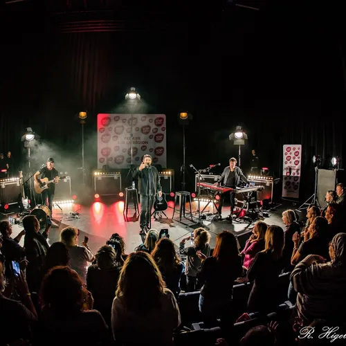 Patrick Bruel et Ycare au PMC de Strasbourg