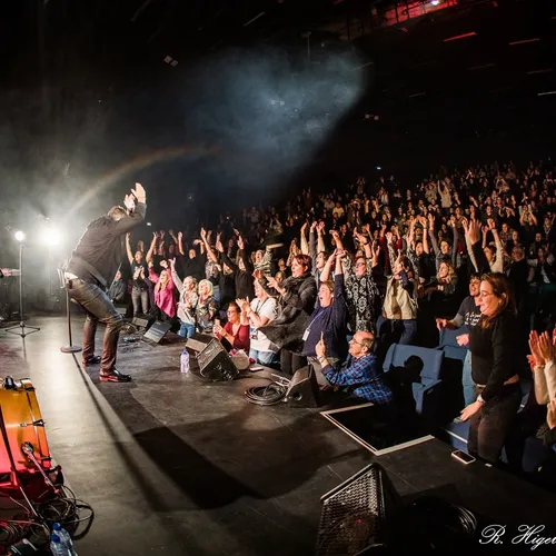 Patrick Bruel et Ycare au PMC de Strasbourg