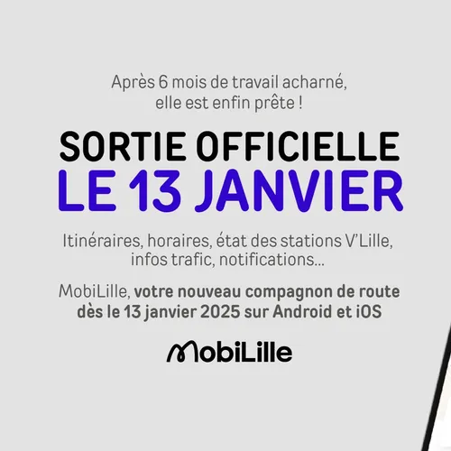 MobiLille, une nouvelle application des transports en commun de la MEL